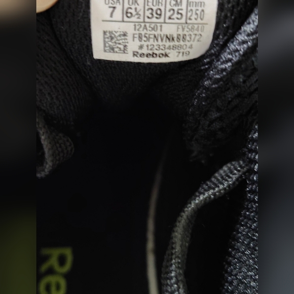 Reebok Training Sneakers Black/Neon Green Men’s 7 (Wo8½) main image 4